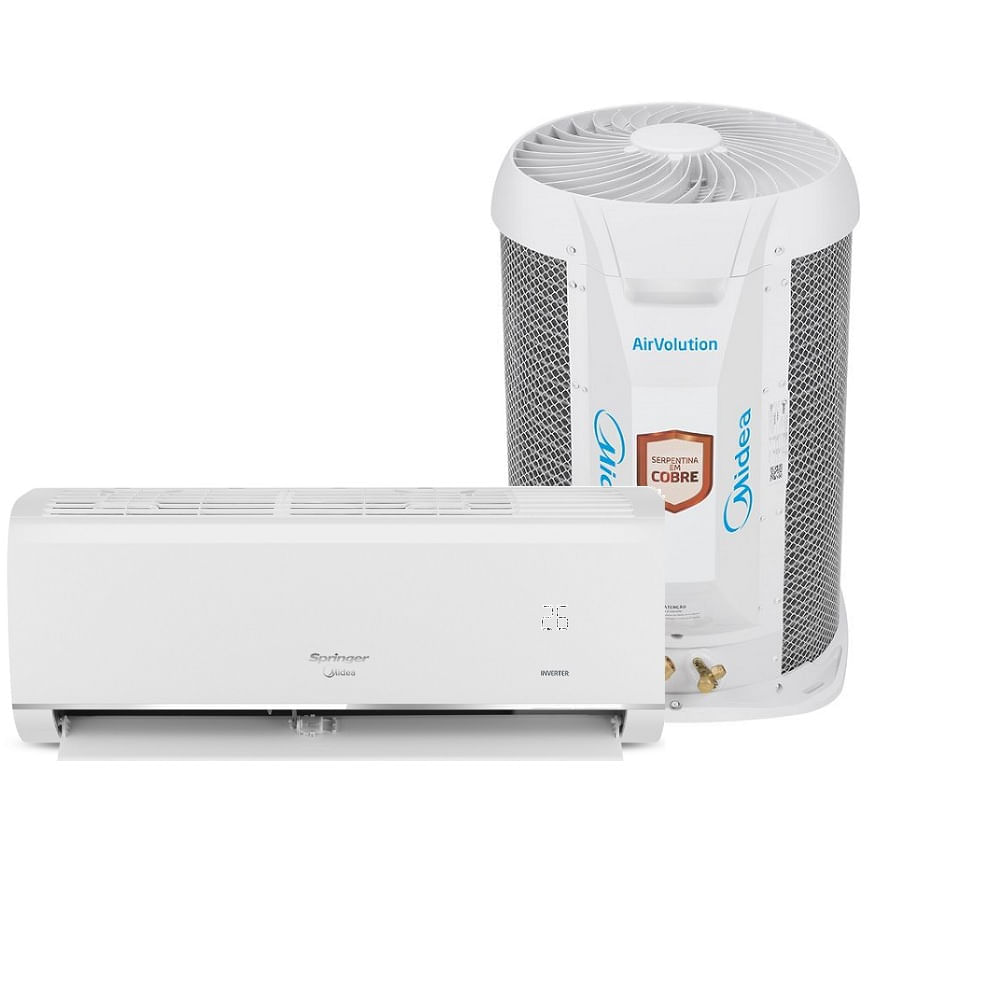 Ar Condicionado Split Hi Wall Inverter Springer Midea AirVolution 12000 BTU/h Frio 42AFVCG12S5 - 220 Volts