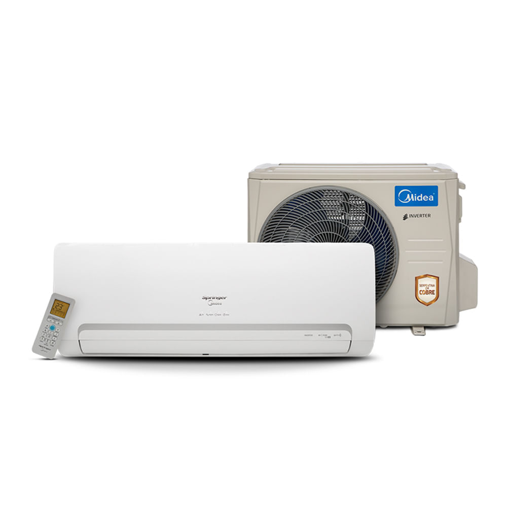 Ar Condicionado Split Hi Wall Inverter Springer Midea 33000 BTU/h Quente e Frio 42MBCB09M5 - 220 Volts 220 Volts