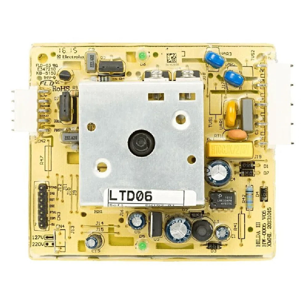 Placa de Potência para Lavadora Electrolux LTD06 – Bivolt