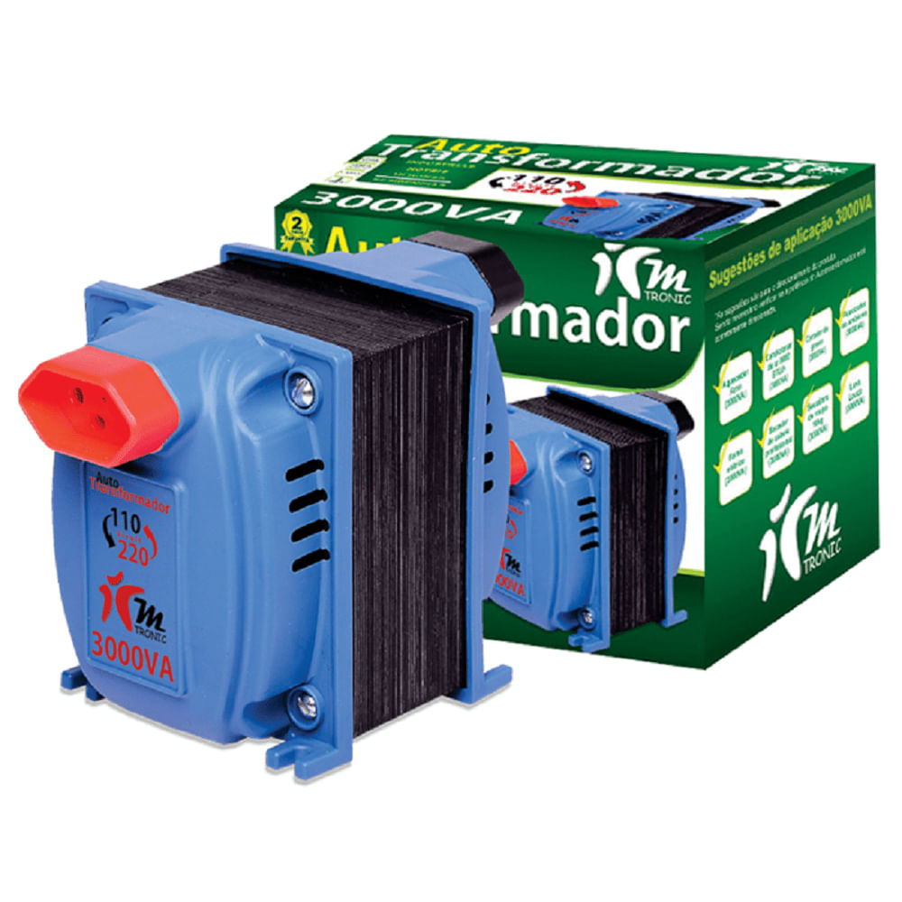 Transformador IPEC 3000VA/2100W MT3000 - Bivolt