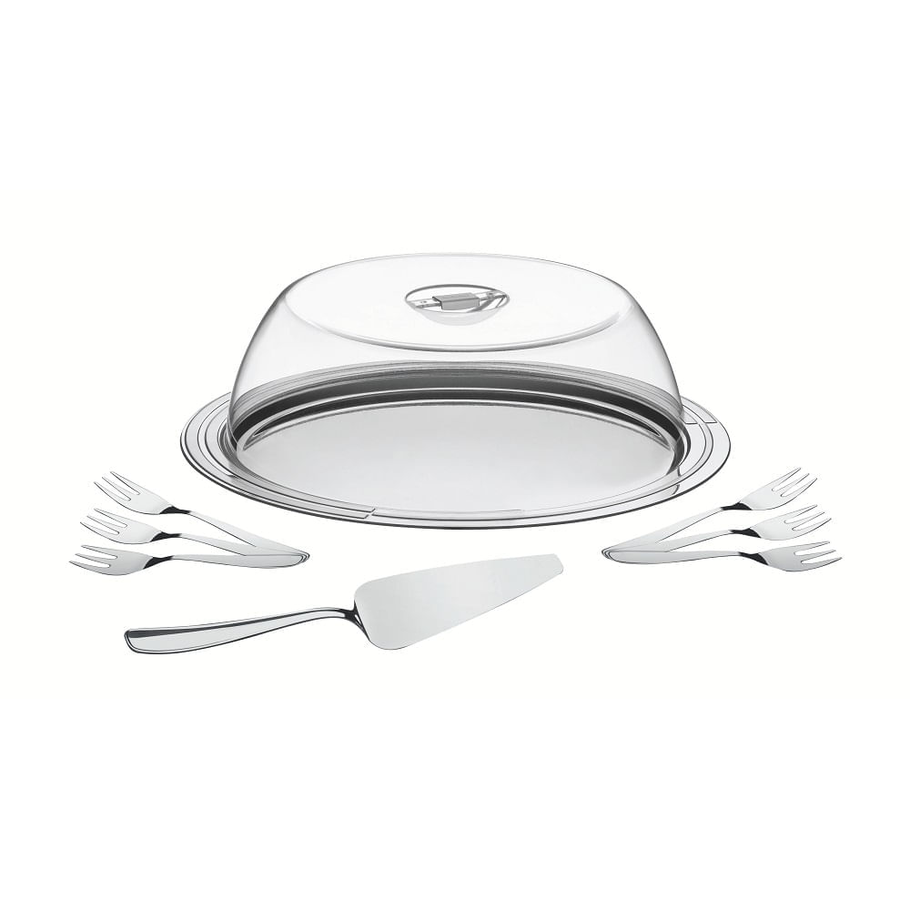 Kit para Torta Tramontina 9 Peças Ciclo em Aço Inox N/A