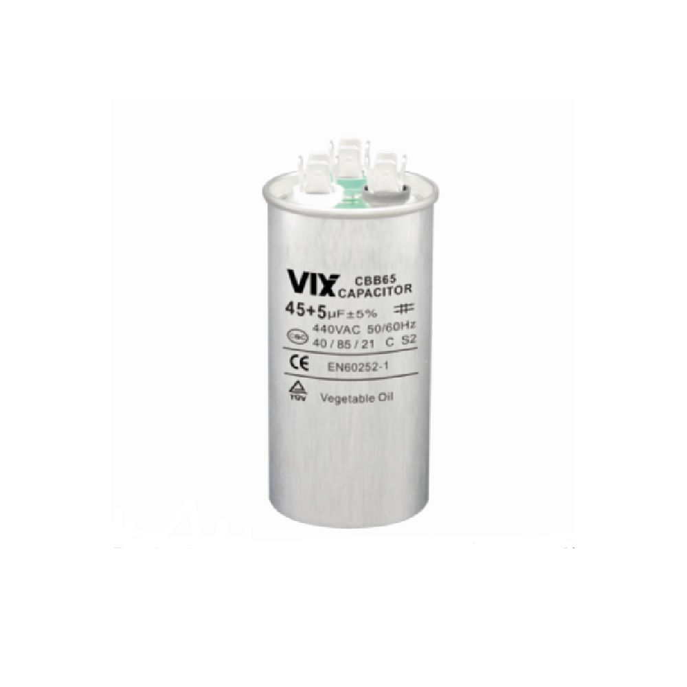 Capacitor Duplo Vix 45+5 MF - 440 Volts