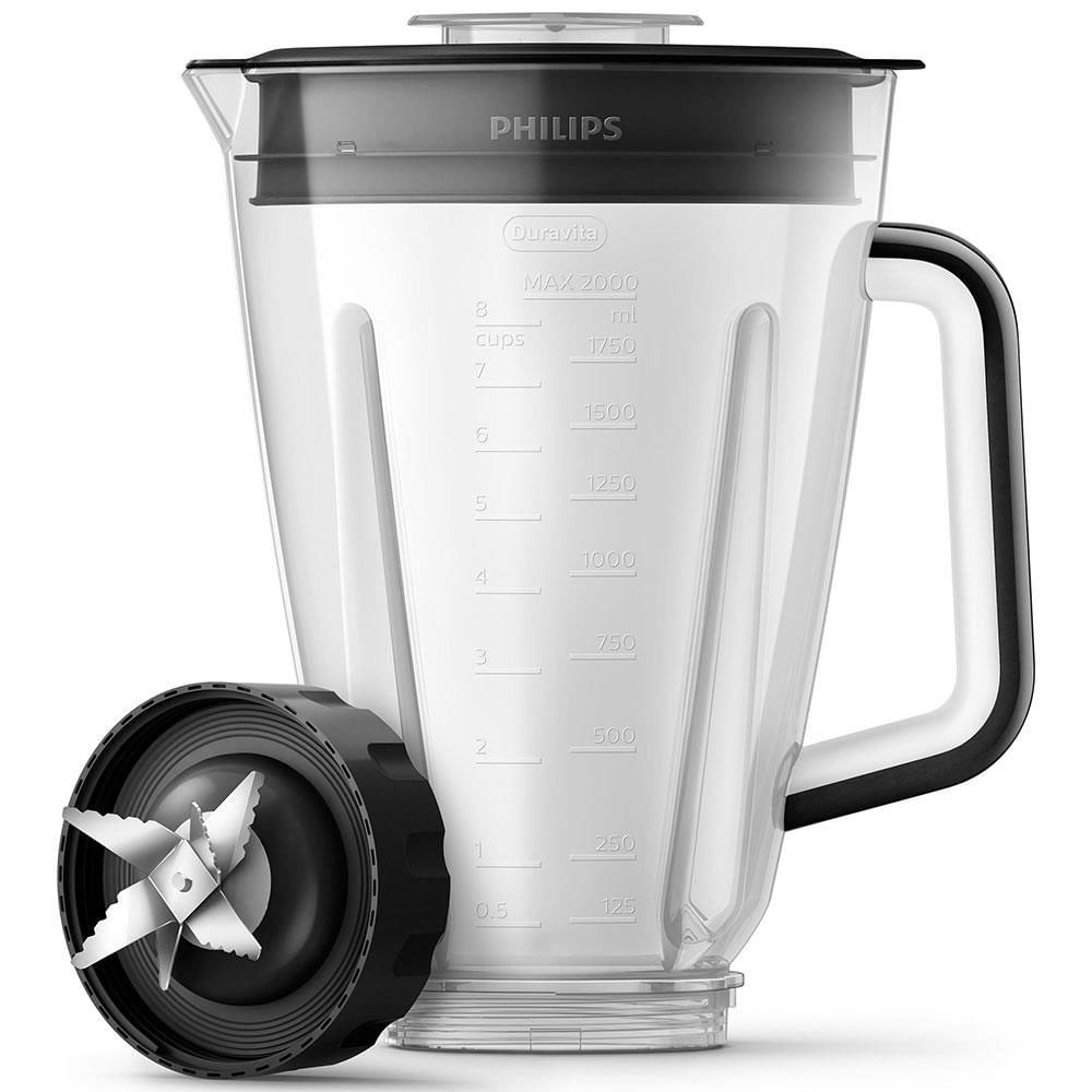 Liquidificador Philips Walita RI2242 1200W com 12 Velocidades Preto / 220V