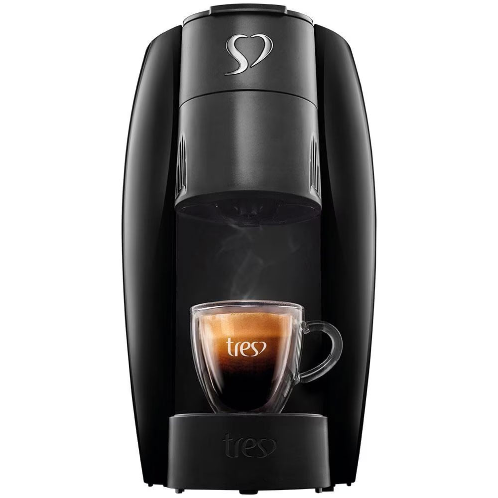 Cafeteira Espresso TRES Lov Automática Multibebidas Preto / 110V