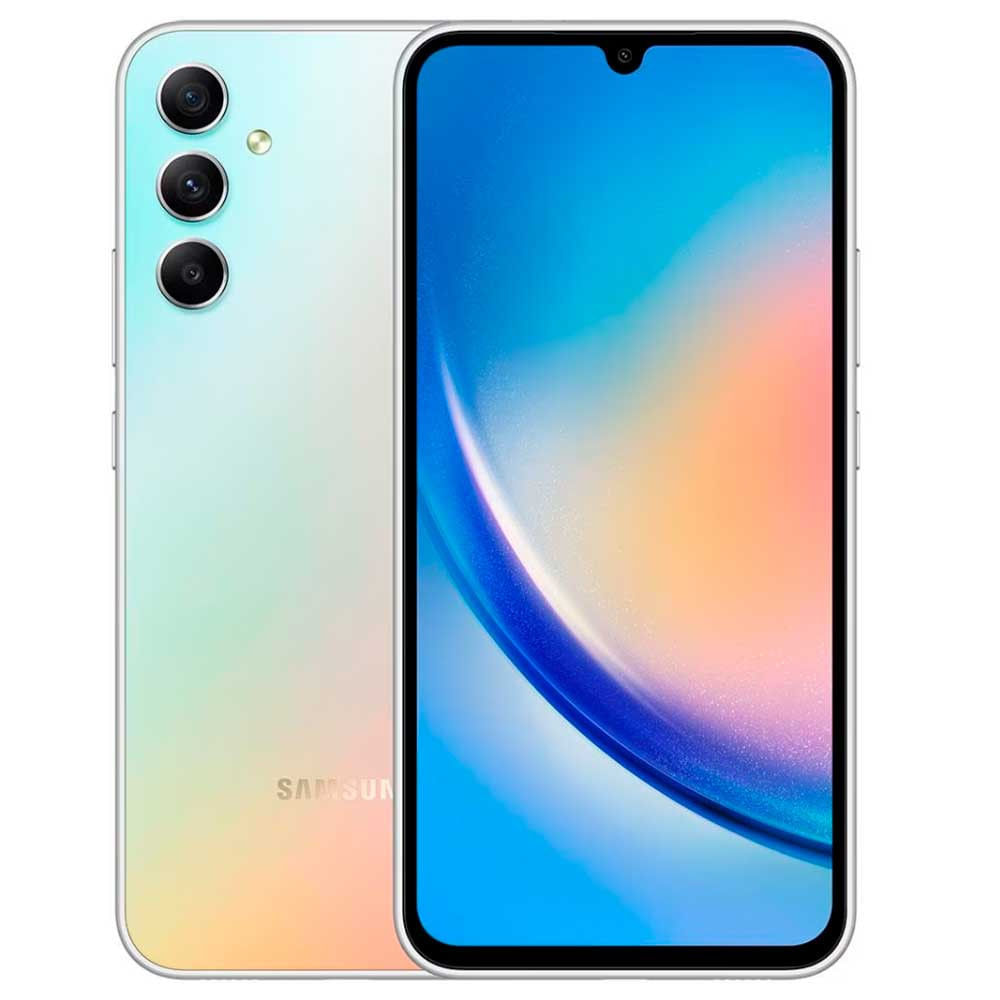 SMARTPHONE SAMSUNG GALAXY A14 5G 128GB WI-FI TELA 6.6 DUAL CHIP 4GB RAM  CAMERA TRIPLA + SELFIE 13MP - Smartphone Galaxy A14 5G 128GB Prata Tela  Infinita Câmera Tripla 50MP+5MP+2MP + Selfie