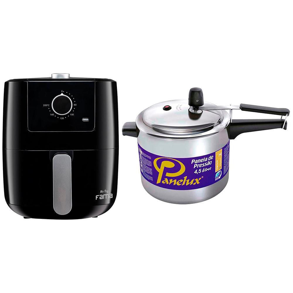 Kit Fritadeira Eletrica Fama 3L + Panela de Pressão