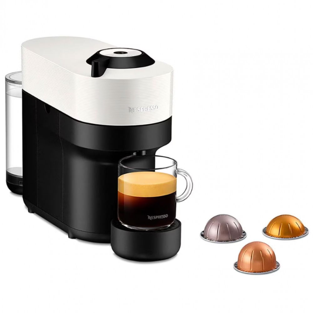 Máquina de Café Nespresso Vertuo Pop com Kit Boas-Vindas Branco / 110V