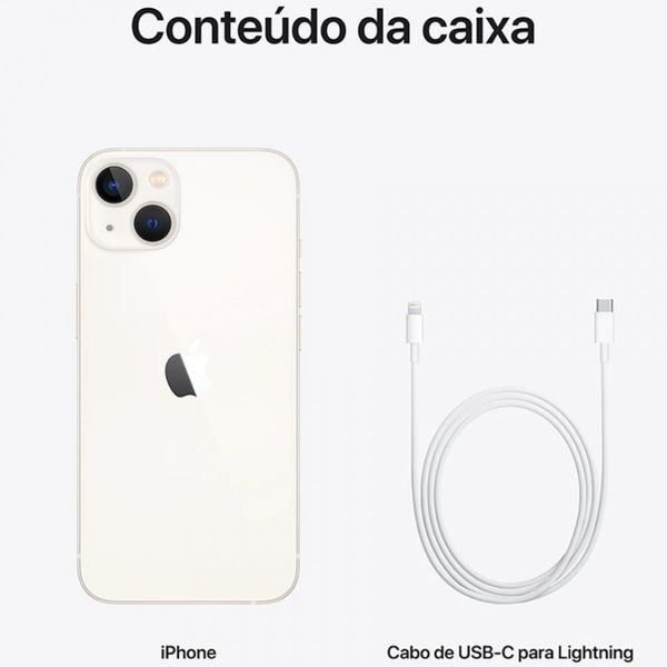 iPhone 13 128GB ホワイト iPhone 13 128Gb Branco Estelar - Vitrine - Carrefour