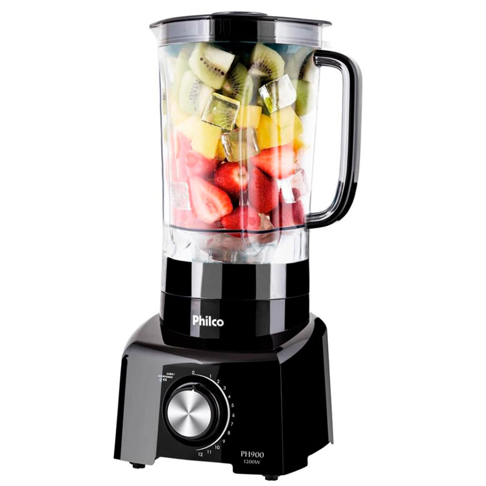 Liquidificador PH900 com 12 Velocidades 1200W Philco Preto / 220V