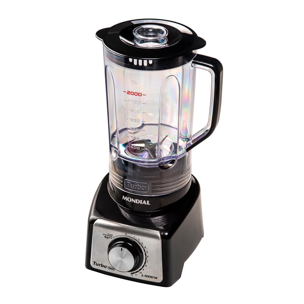 Liquidificador Turbo L-1000 BI com 12 Velocidades 1000W Mondial