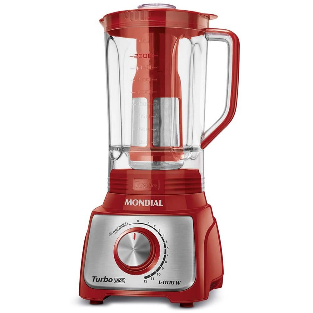 Liquidificador Mondial Turbo L-1100 12 Velocidades 1100W