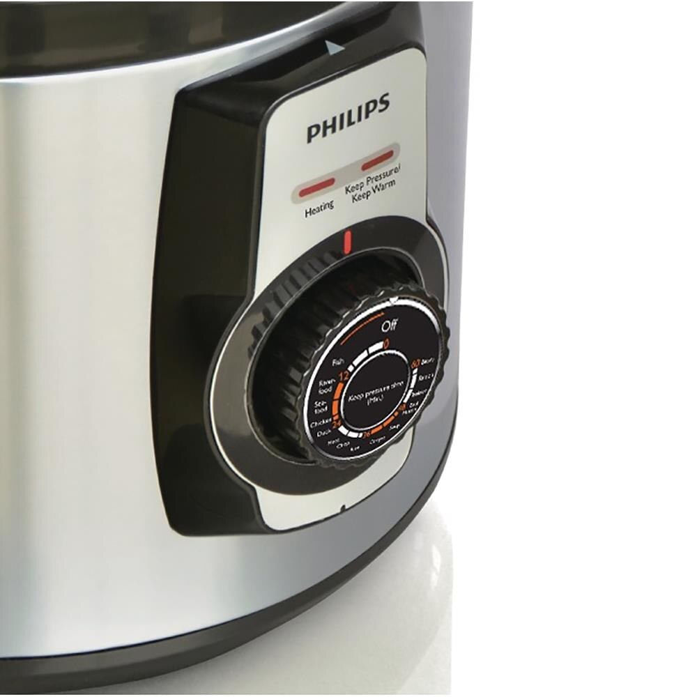 Panela de Pressão Elétrica Daily Collection 5 Litros RI3103 Philips Inox / 220V