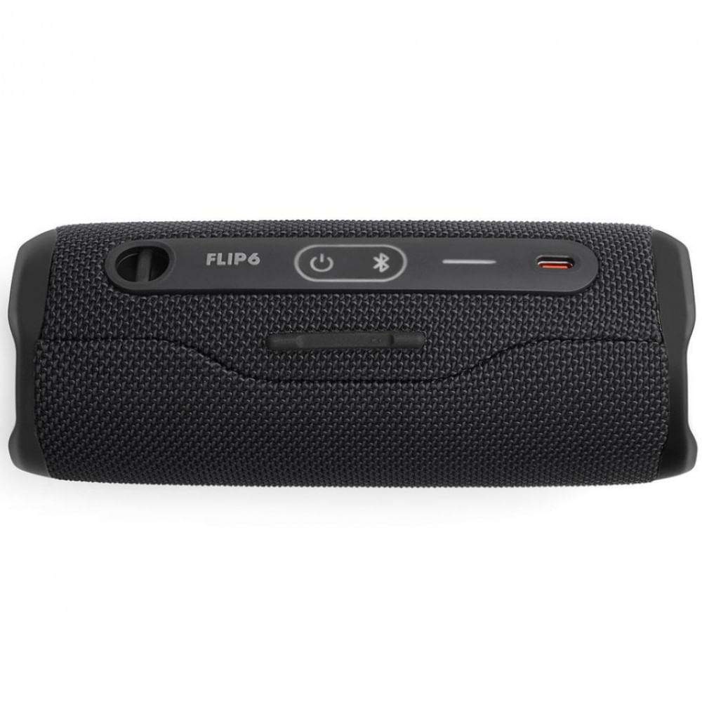 Caixa de Som Portátil JBL Flip 6 Bluetooth À Prova D água Preto / Bivolt