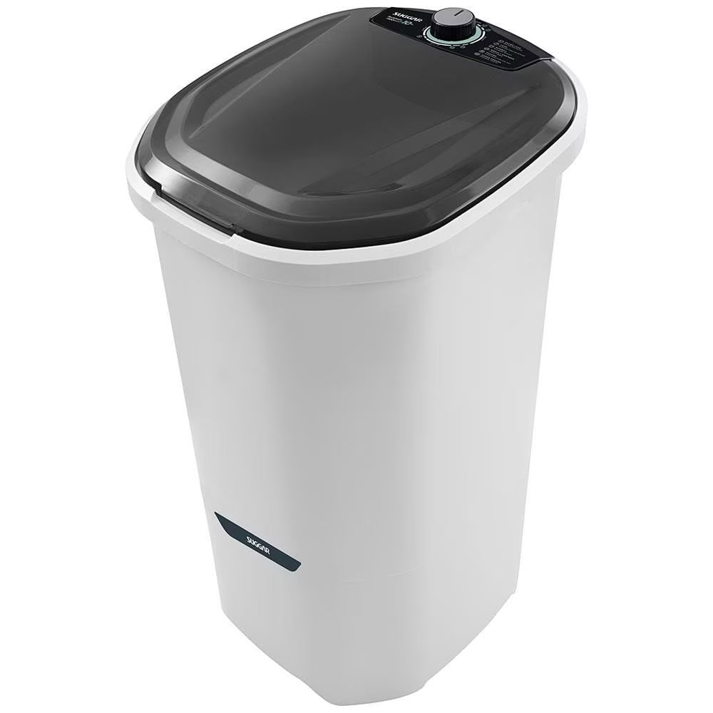 Lavadora de Roupas 10kg Suggar Neo Eco LE1011BR com 6 Programas de Lavagem Branco / 110V