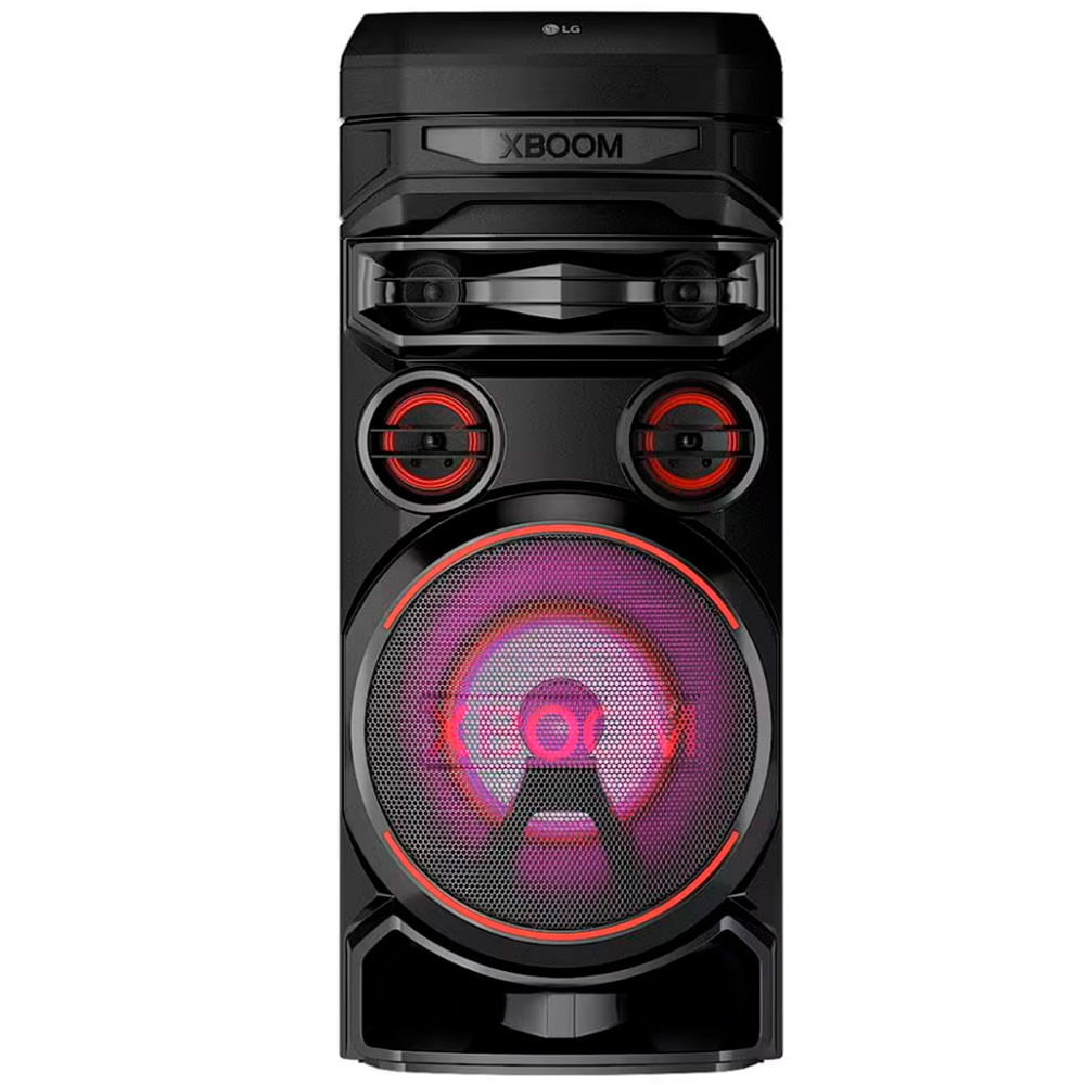 Torre de Som Acústica LG XBOOM RNC7 com Multi Bluetooth, Karaokê, Entrada de Microfone e Guitarra