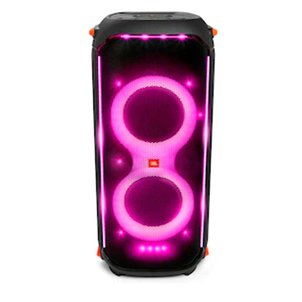 Caixa de Som Portátil JBL PartyBox 710 com Bluetooth, Luzes LED e À Prova de Respingos 800W RMS Preto / Bivolt