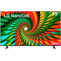 Smart TV 55 4K LG NanoCell 55NANO77SRA Bluetooth, ThinQ AI, Alexa, Google Assistente, Airplay, 3 HDMIs