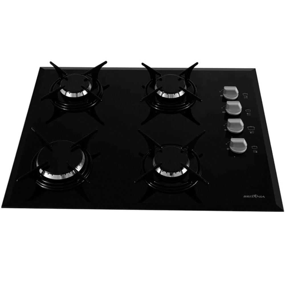 Cooktop a Gás 4 Bocas Chef Bisote 4 Acendimento Automático Britânia