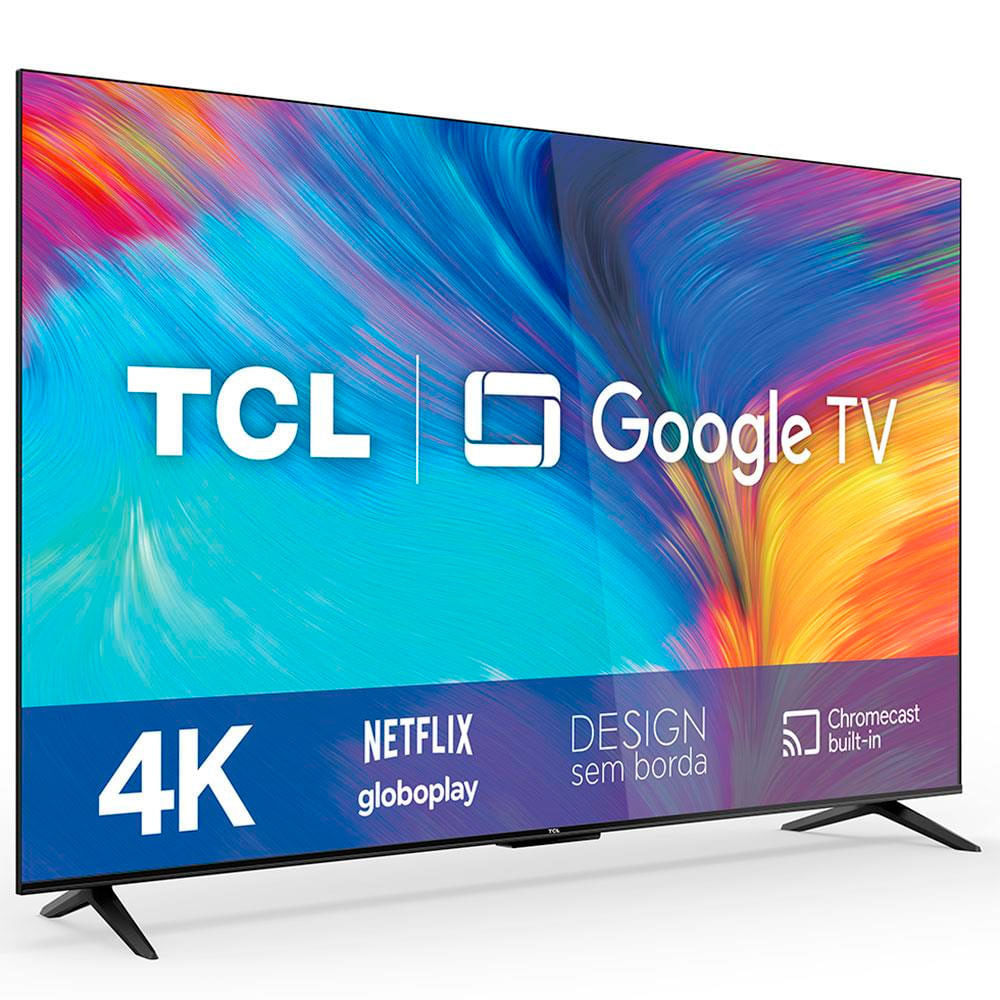 Smart TV LED 55 TCL 4K 3 HDMI 2 USB Wi-Fi Integrado Conversor