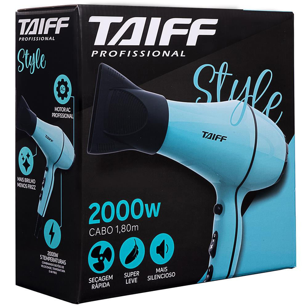 Taiff Style Pro: secador de cabelo profissional é leve, potente e silencioso