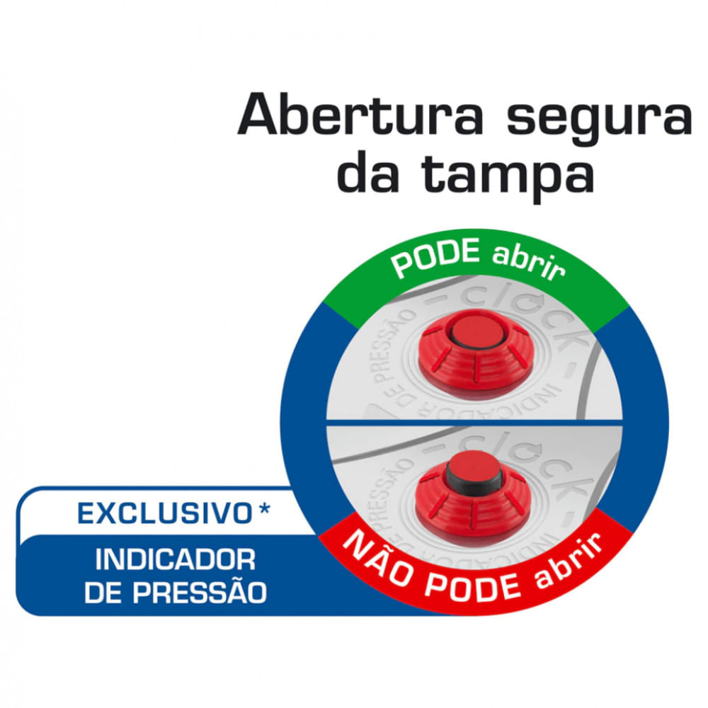 Panela de Pressão 4,5L Clock