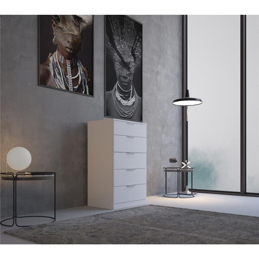 Cômoda Versatti com 5 Gavetas Bartira Branco