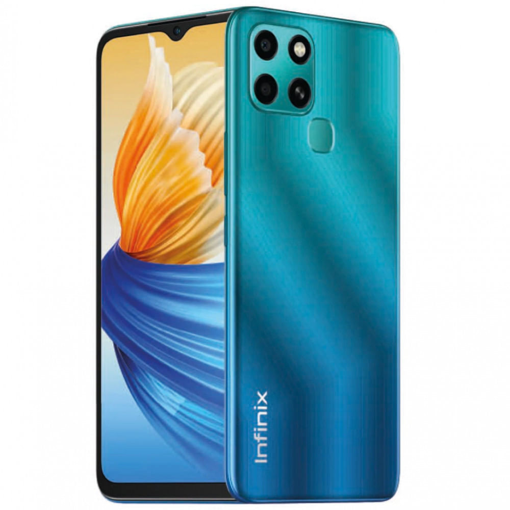 Smartphone Infinix Smart 6 64GB, 2GB de RAM, Câmera Dupla de 8MP, Bateria de 5000mAh, Tela 6.6 HD, Dual Chip