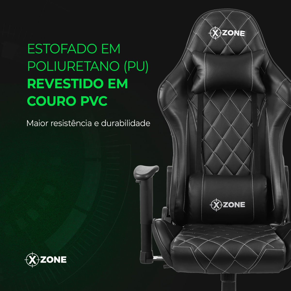 Cadeira de Escritório Gamer Cougar Armor Air - Preto