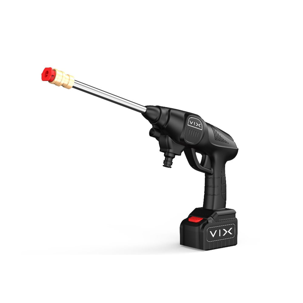 Pistola Lavadora Alta Pressão Vix Portátil com 1 Bateria – Bivolt