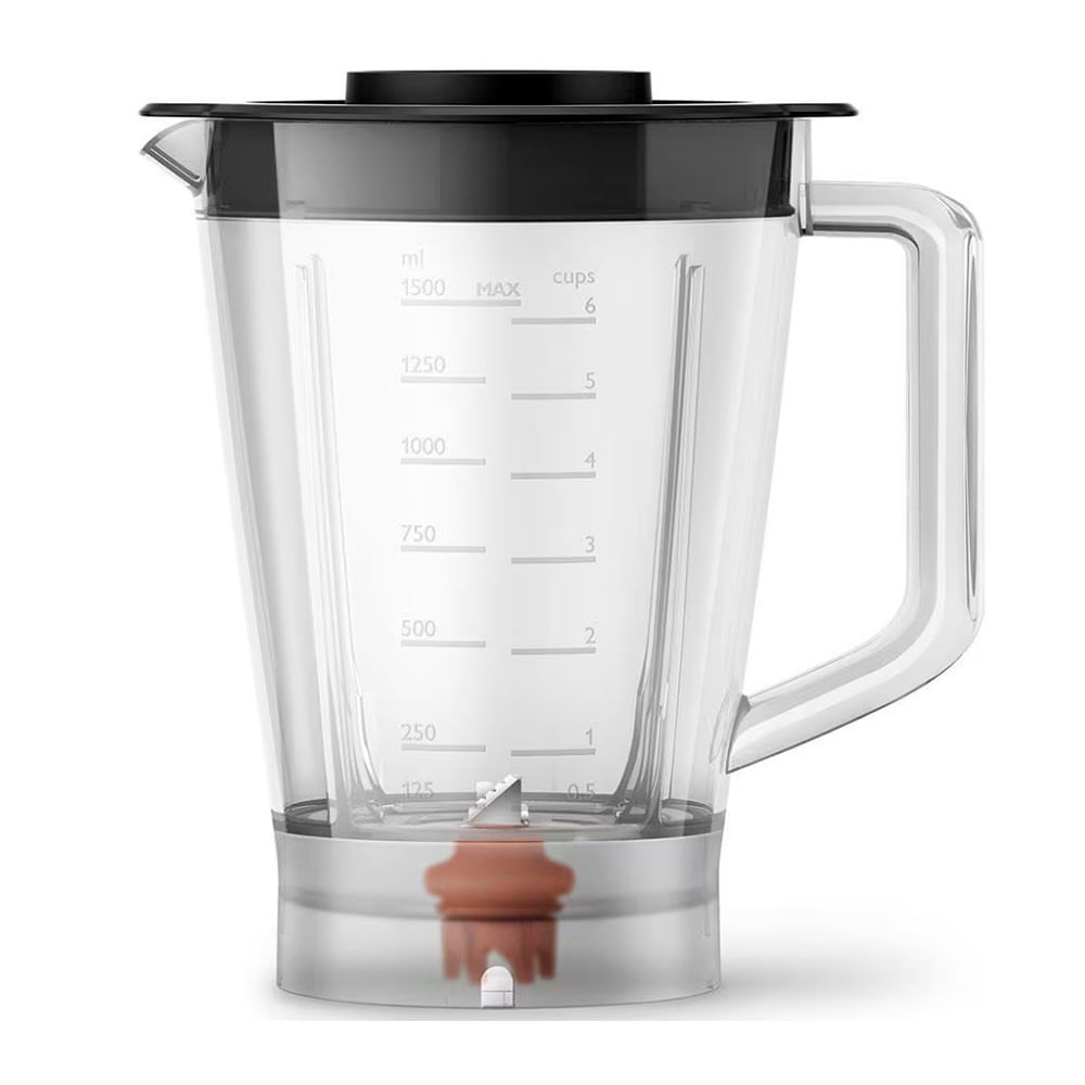 Processador de Alimentos Philips Walita PowerChop RI7300 3 em 1 com 2 Velocidades 600 W Preto / 110V