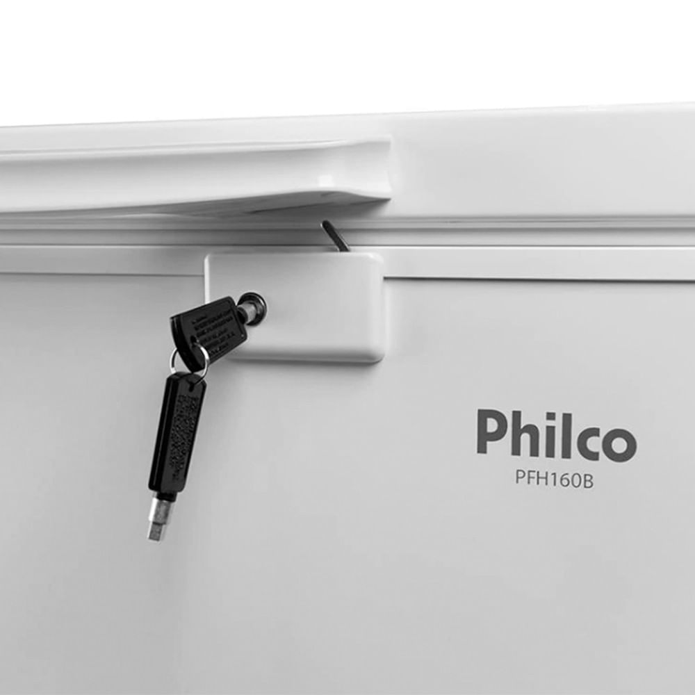 Freezer Horizontal PFH160B 143 Litros com Degelo Manual Philco Branco / 110V