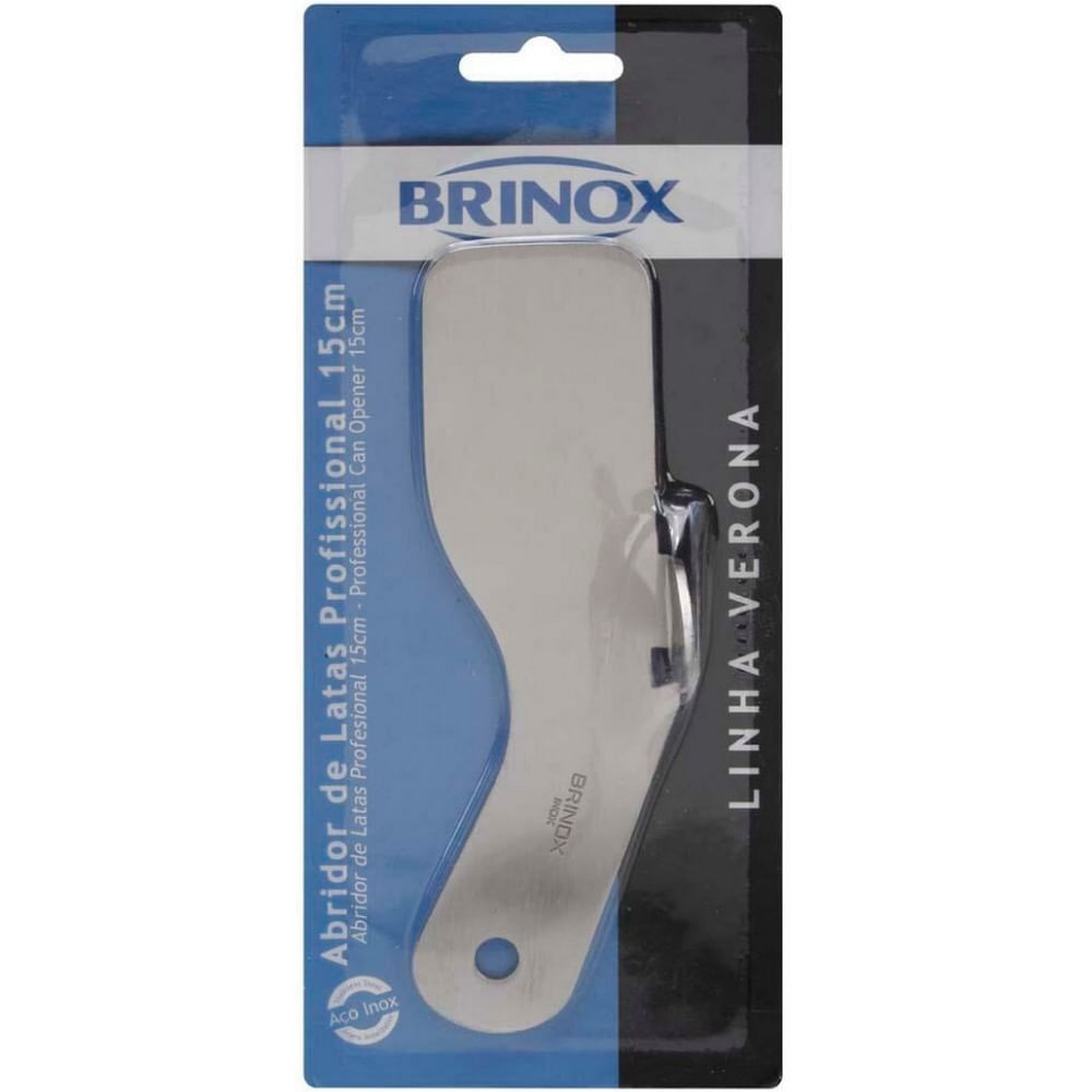 Abridor de Latas Profissional Brinox Verona 2154/301 em Aço Inox