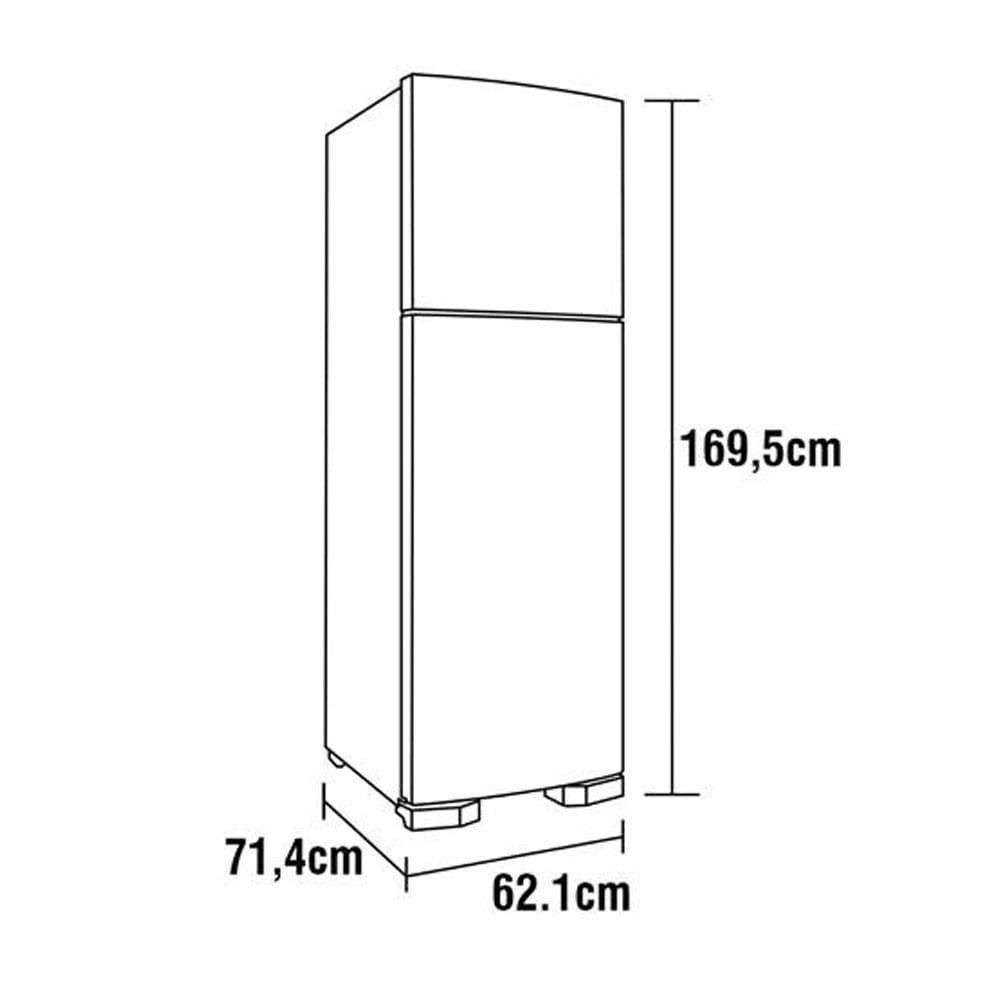 Geladeira CRM39AK Frost Free Duplex 340 Litros Consul Prata / 110V