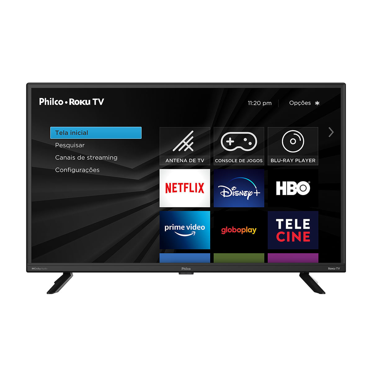 Smart TV 32" Philco Led PTV32G70RCH Roku TV Dolby Audio Bivolt