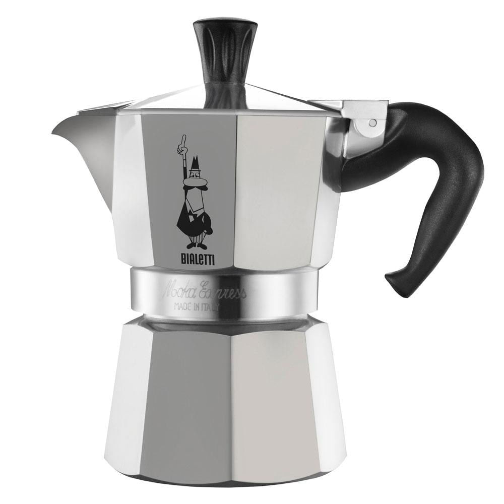 Cafeteira Italiana Bialetti Nuova Moka Express em Alumínio - 3 Xícaras