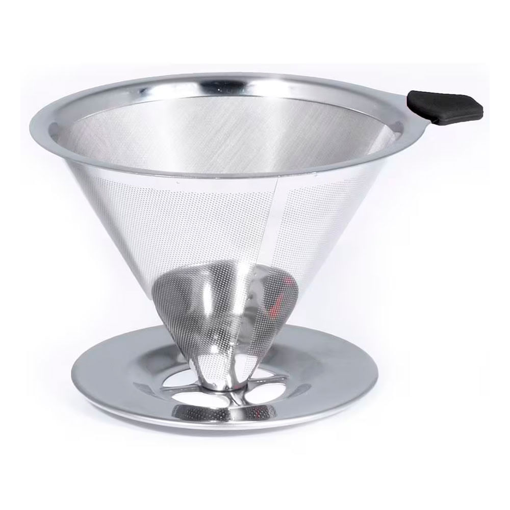 Coador de Café Pour Over Bialetti em Aço Inox 12,5 cm