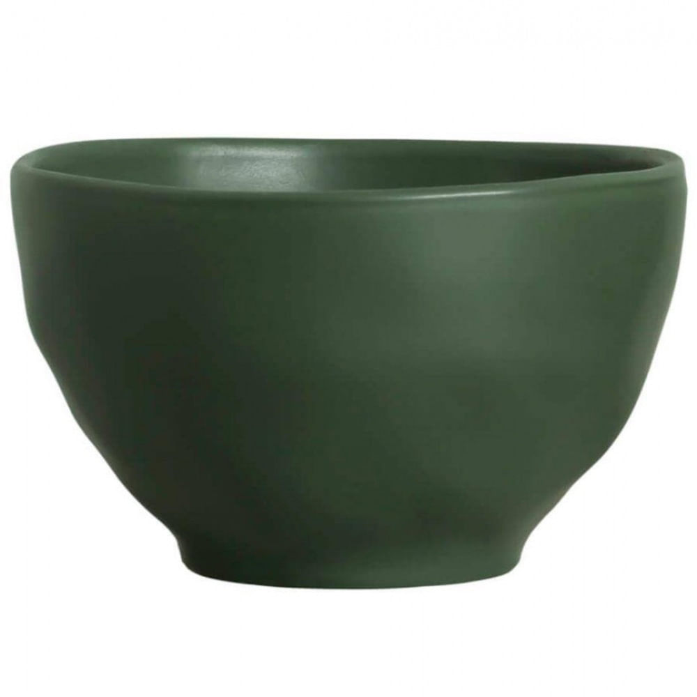 Conjunto de 6 Bowls Porto Brasil Orgânico Leaf em Stoneware 558 ml Verde