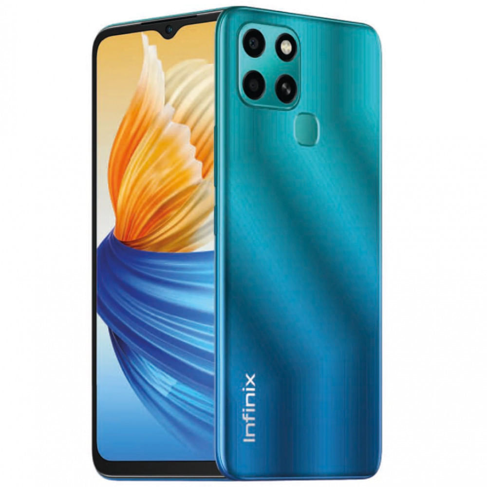 Smartphone Infinix Smart 6 64GB, 2GB de RAM, Câmera Dupla de 8MP, Bateria de 5000mAh, Tela 6.6 HD, Dual Chip