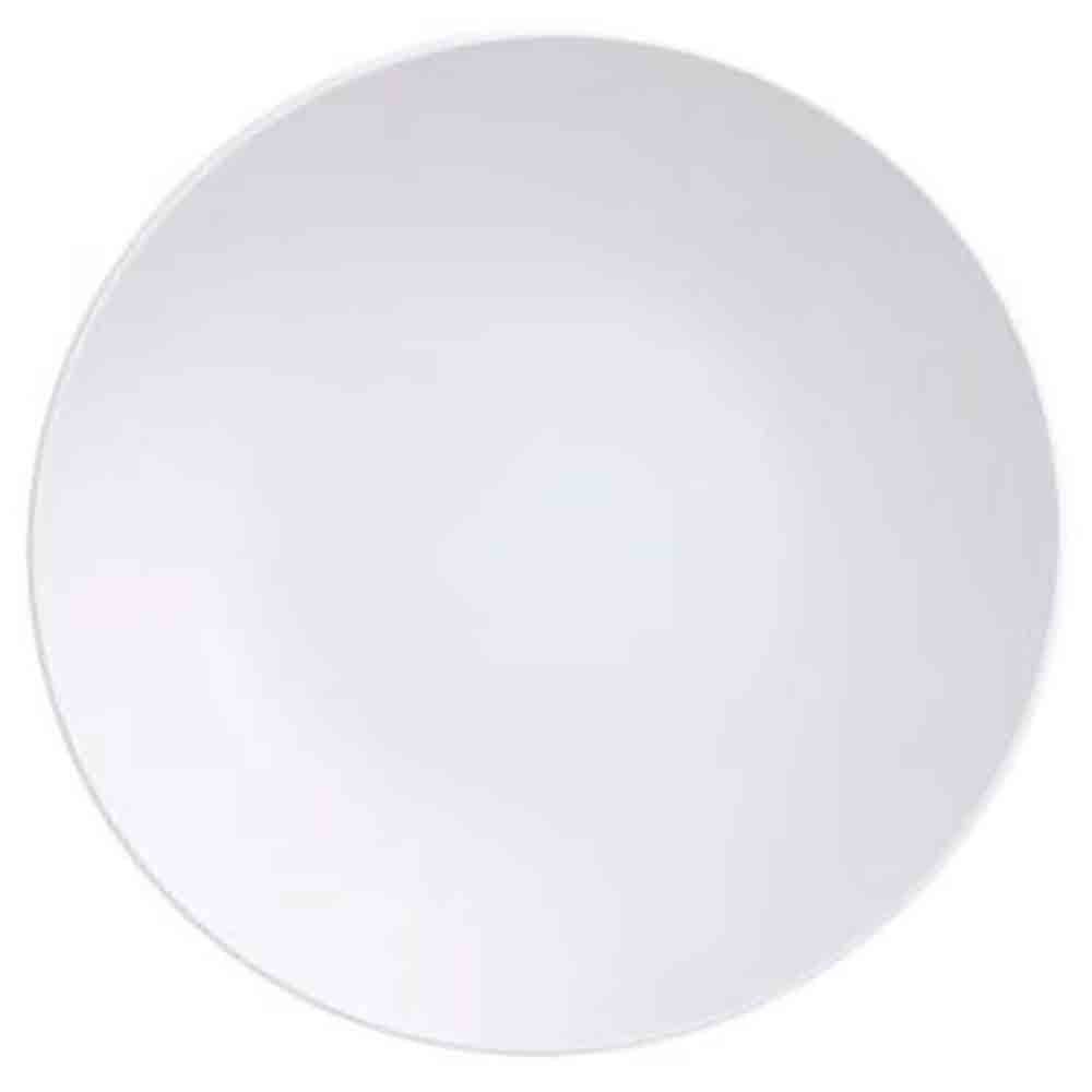 Conjunto com 6 Pratos de Sobremesa Tramontina Leonora em Porcelana 19 cm Branco