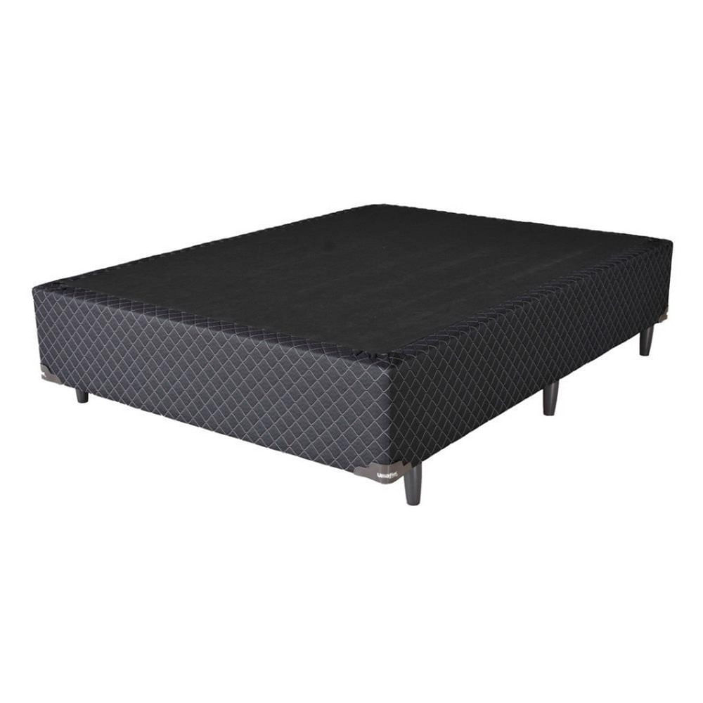 Cama Box Casal Umaflex Essencial Eurotop e Molas Ensacadas Chumbo com Preto
