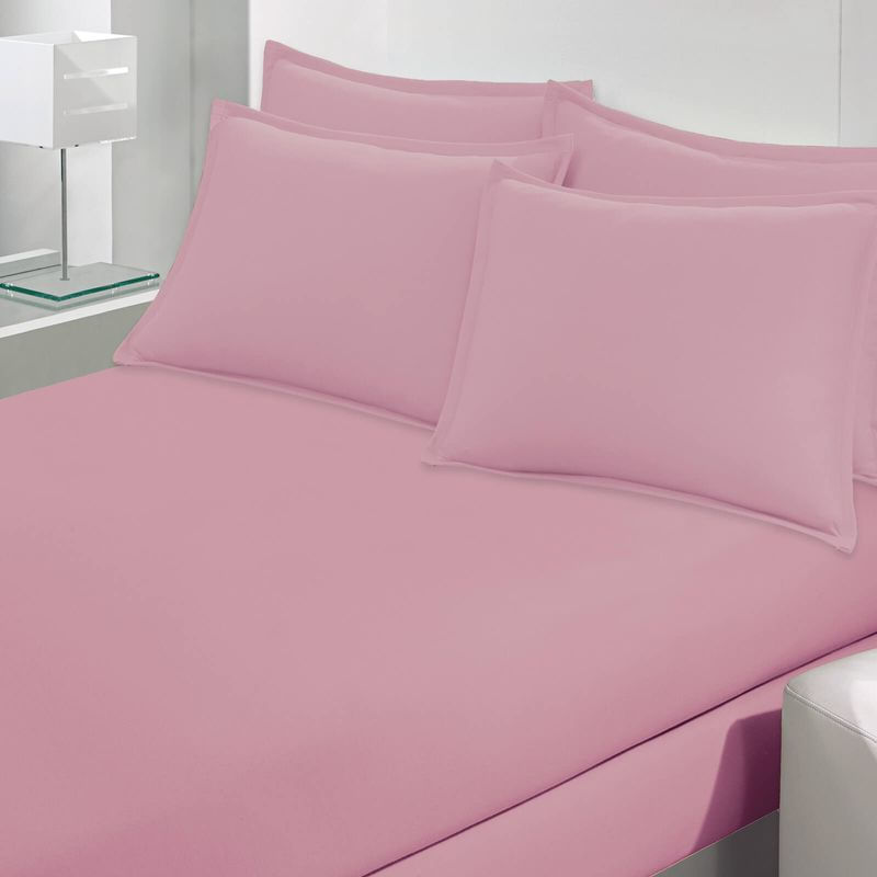 Lencol Avulso Casal com Elastico Malha Image Rose Bouton