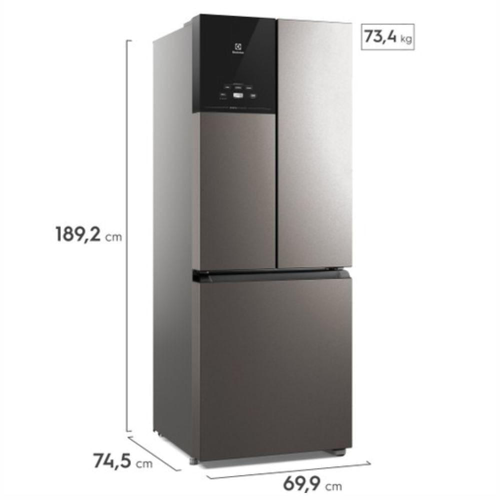 Refrigerador Electrolux IM7S 480L Inox 110V