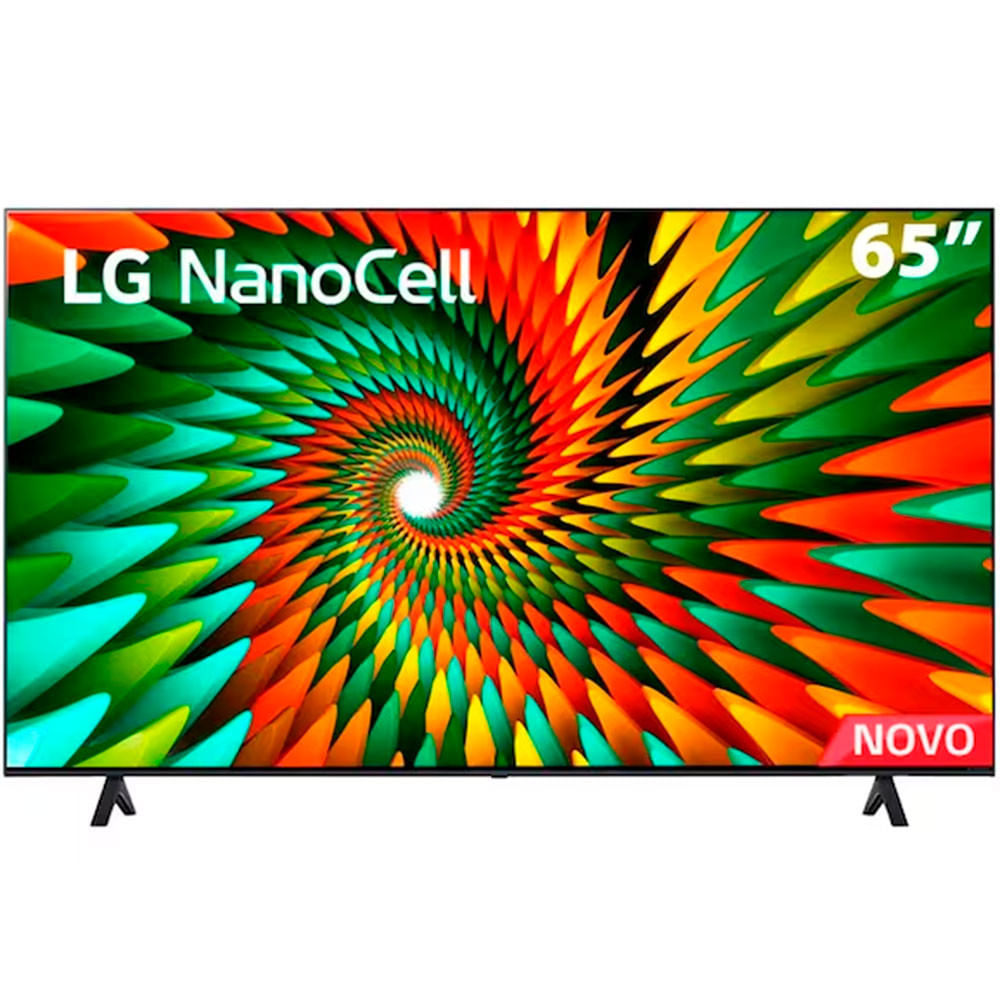 Smart TV 65 4K LG NanoCell 65NANO77SRA Bluetooth, ThinQ AI, Alexa, Google Assistente, Airplay, 3 HDMIs