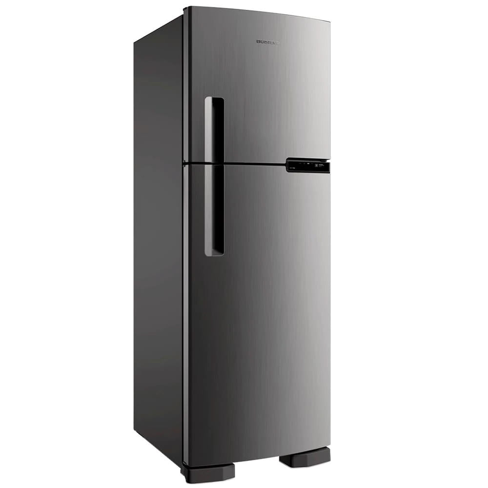 Geladeira BRM44HK Frost Free Duplex Compartimento Extrafrio e Fresh Zone Inox 375 Litros Brastemp Inox / 110V