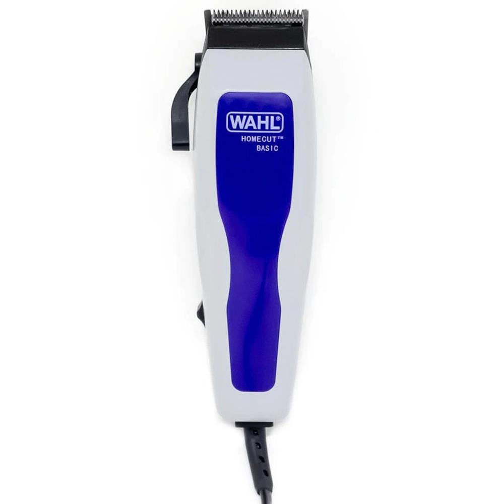 Máquina de Cortar Cabelo Wahl Home Cut Basic 9155 com 8 Pentes Branco com Azul / 110V