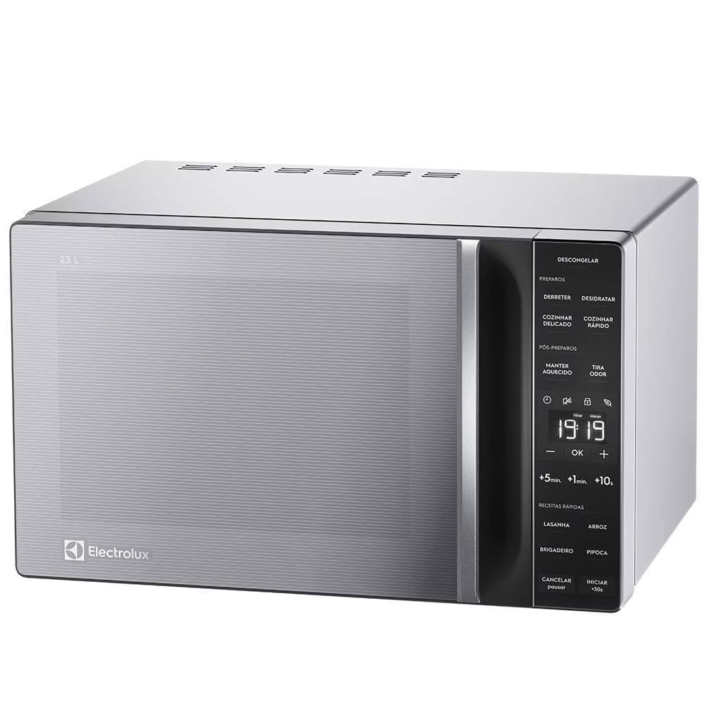 Forno de Micro-ondas Electrolux Efficient ME23S com Função Manter Aquecido 23 Litros