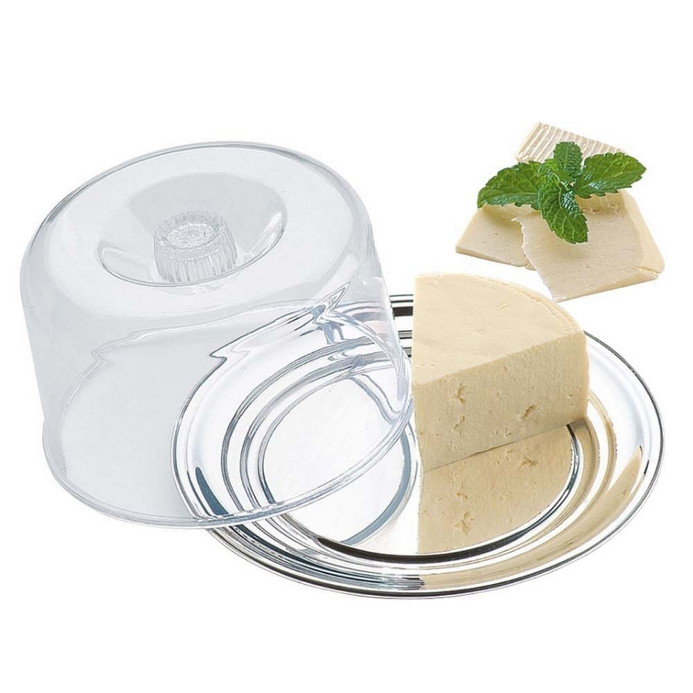 Conjunto para Queijo Brinox Petúnia 1530/100 2 peças Inox e Transparente