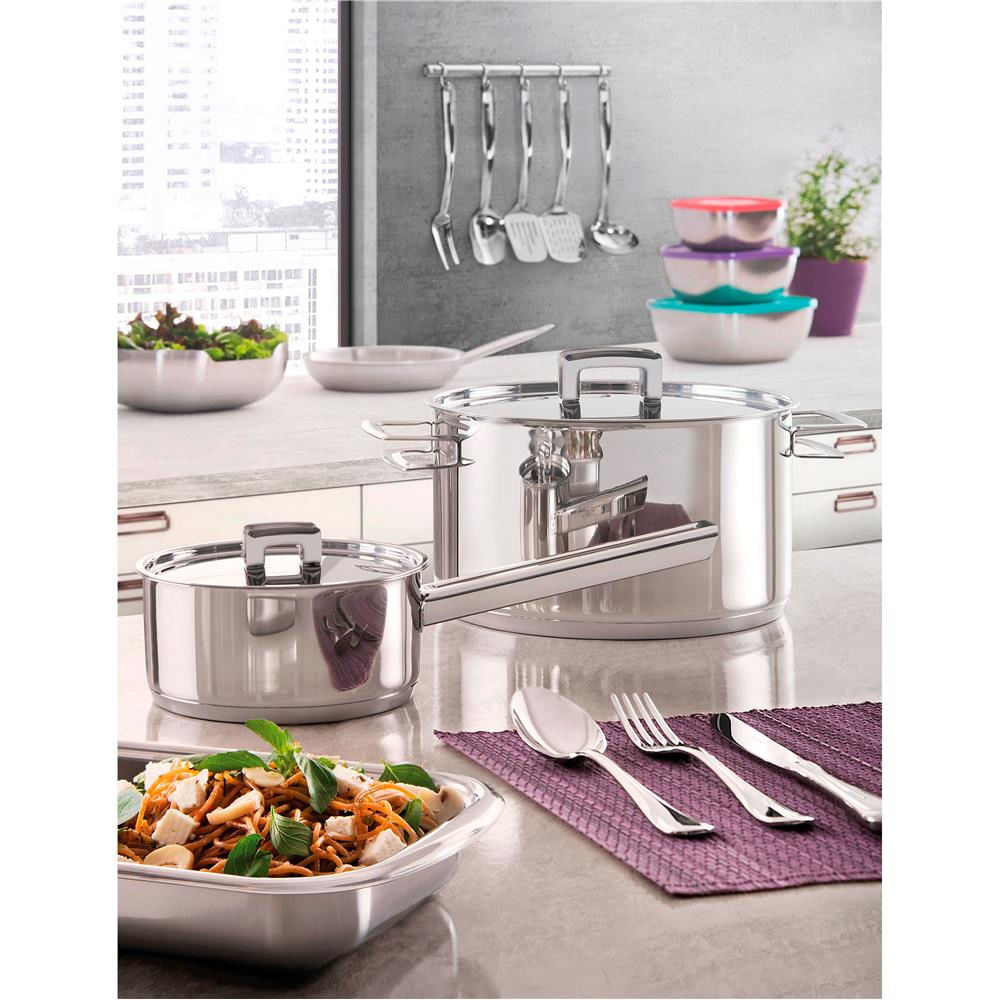 Caçarola Funda Tramontina Brava 62404240 24 cm Inox