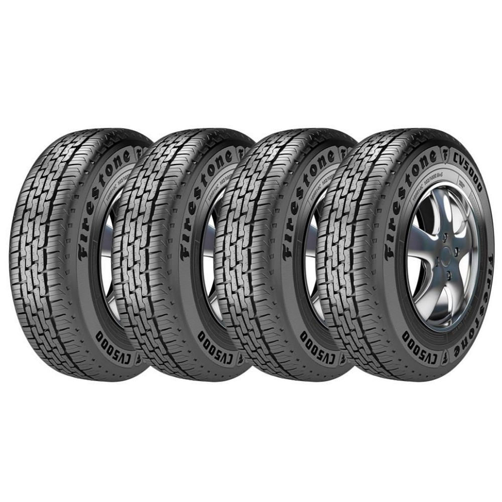 Pneu Aro 16 Firestone CV5000 195 75R16C 105R - 4 Unidades 16 / n/a