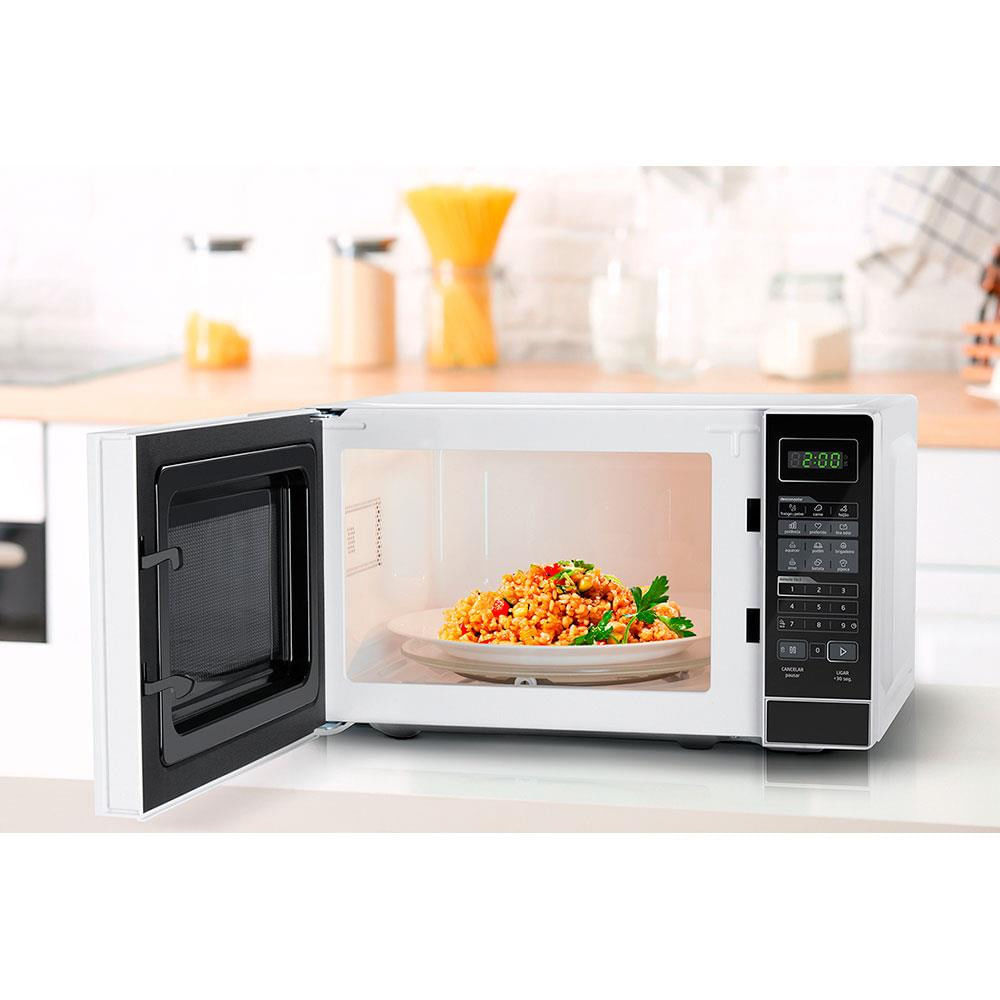 Forno de Micro-ondas Midea MRAS2 com Função Eco 20 Litros Branco / 110V